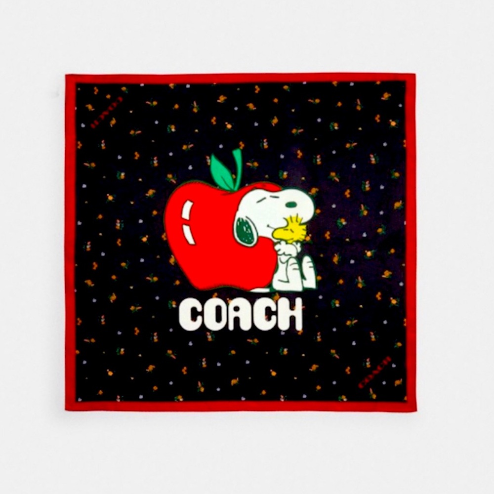 Coach x Peanuts Snoopy Silk Bandana